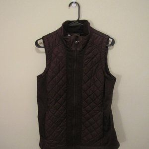 Athleta Burgundy Vest, Size Large